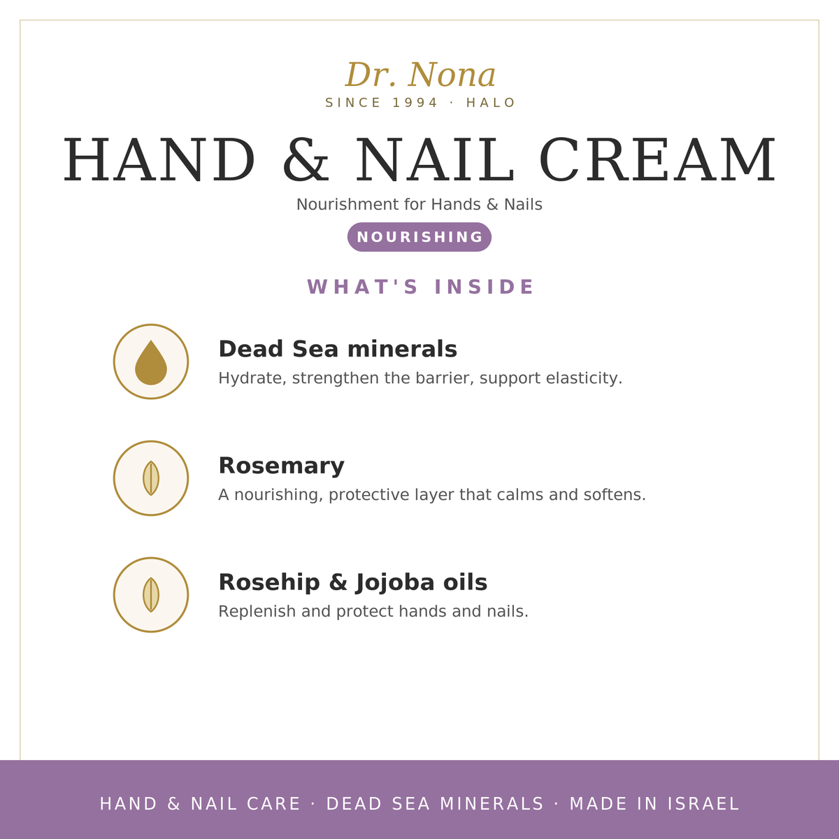 Hand and Nail Cream HALO-COMPLEX™