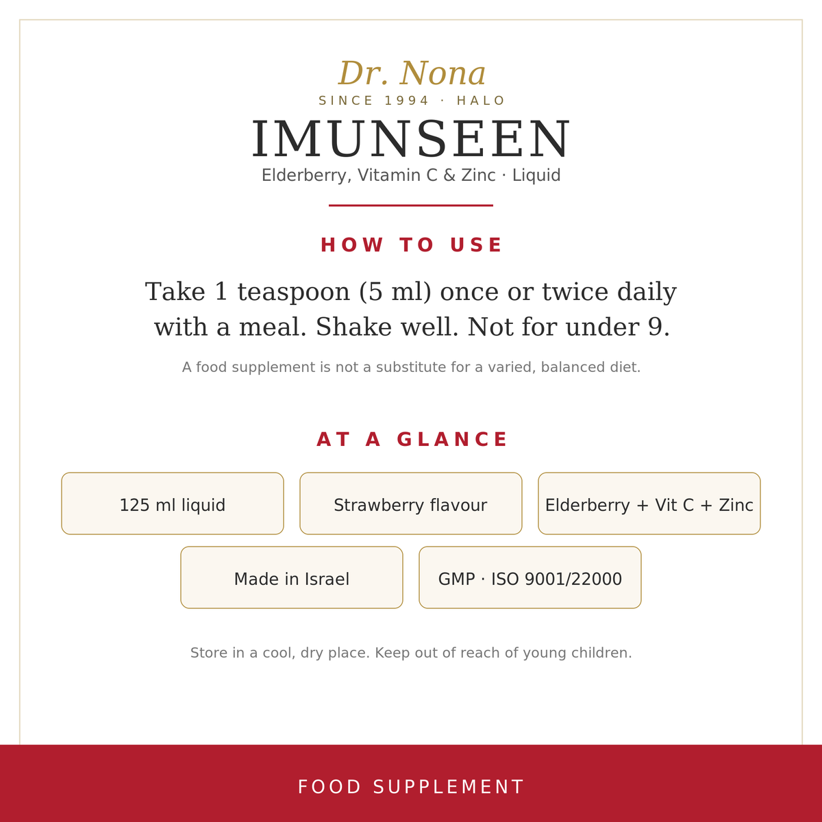 Halo Imunseen: Immune Support (Liquid)