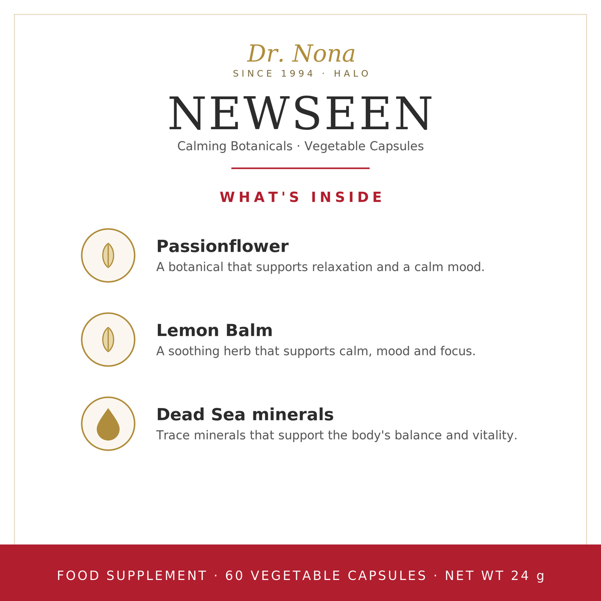 Halo Newseen: For Calm & Balance
