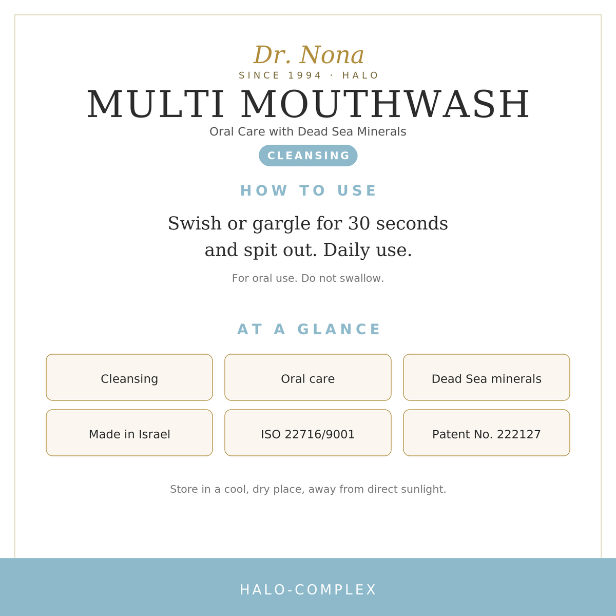 Multi Mouthwash HALO-COMPLEX™
