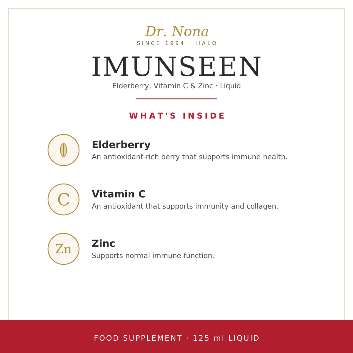 Halo Imunseen: Immune Support (Liquid)