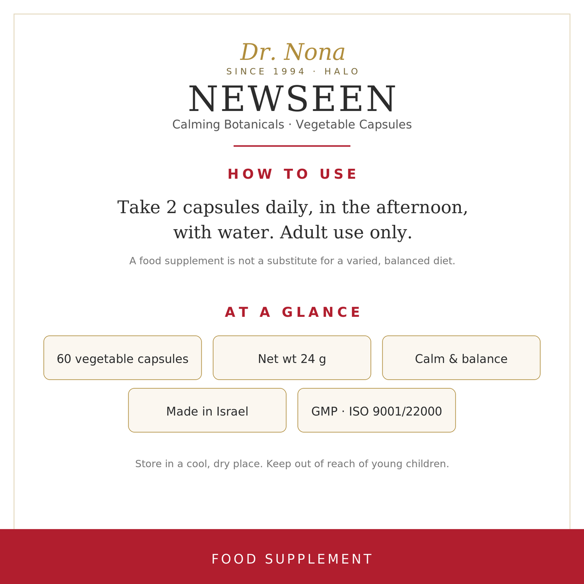 Halo Newseen: For Calm & Balance