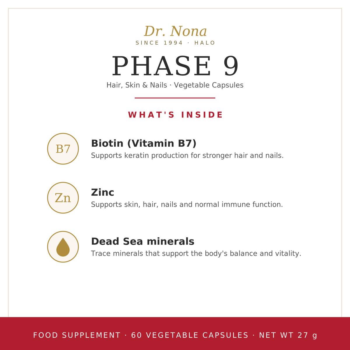 Halo Phase 9: Hair, Skin & Nails